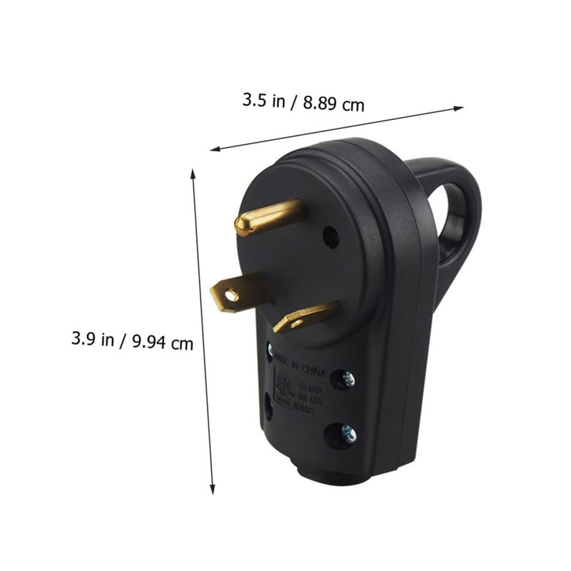 Single Heavy Duty Prong Electrical Connector With Handle For Trailers And Campers High Temperature Resistant - Image 5