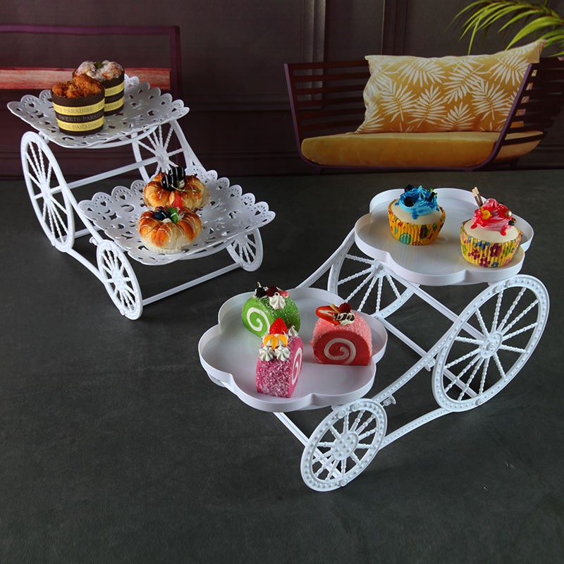 Halloween Wedding Banquet Birthday Dessert Table Cake Rack Ornaments Multi-Layer Living Room Snack Plate Snack Plate Fruit Plate - Image 3