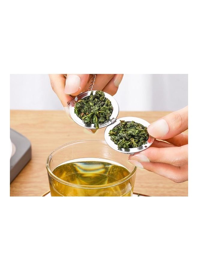 Loquat Sphere Locking Tea Infuser Silver 17.5x9x4.5cm  - Image 3