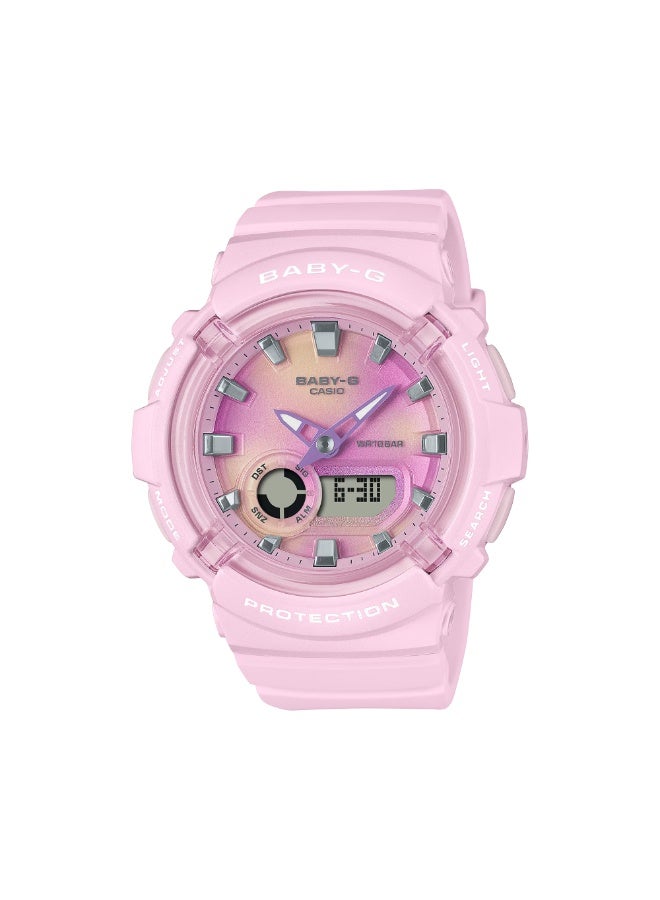 CASIO Baby-G BGA-280TD-4A Women Analog-Digital Watch with Pink Resin Band - Image 1