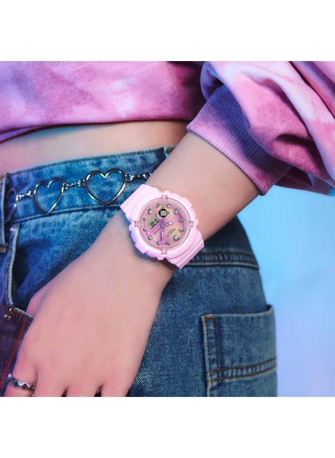 CASIO Baby-G BGA-280TD-4A Women Analog-Digital Watch with Pink Resin Band - Image 3