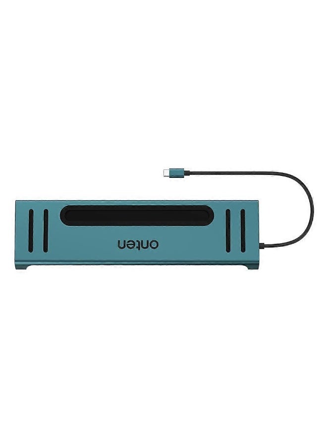 ONTEN 9199 12-in-1 USB-C Hub For Laptop Dual HDMI 4K Multi-Function Docking Station Ethernet SD Card - Image 3