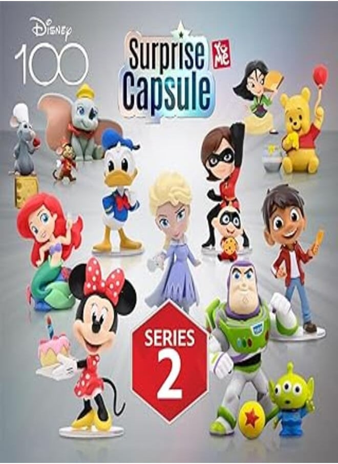 Disney Disney Surprise Capsules 100th Anniversary - Disney 100 Surprise Mystery Capsule with Figure | Disney 100 Collectibles for Kids, Adults- One Random Piece 