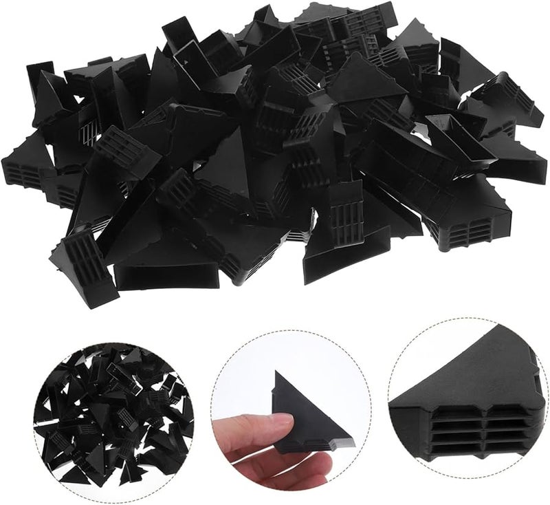Operitacx 100Pcs Plastic Photo Frame Corner Protectors Safe Packaging Edge Guards - Image 5