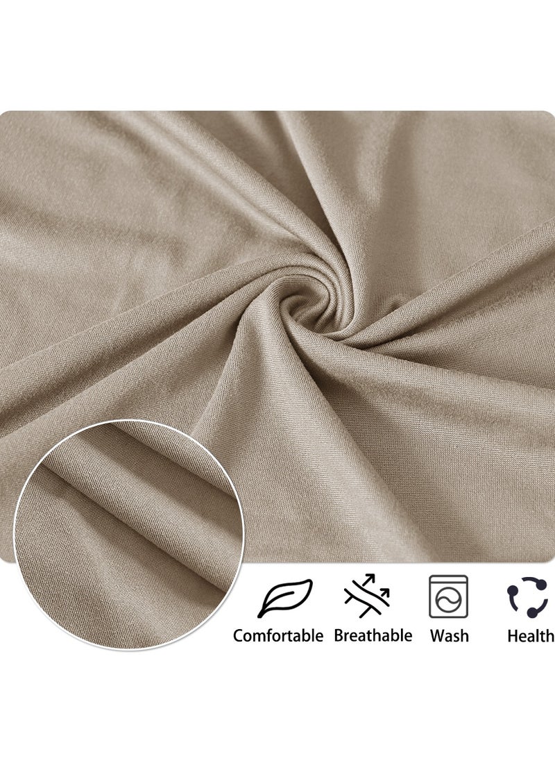 DUNISO Gaming Chair Covers Stretch Washable Computer Chair Slipcovers for Armchair, Swivel Chair, Reclining Racing Gaming Chair,Computer boss Chair ( Light brown)  - Image 4