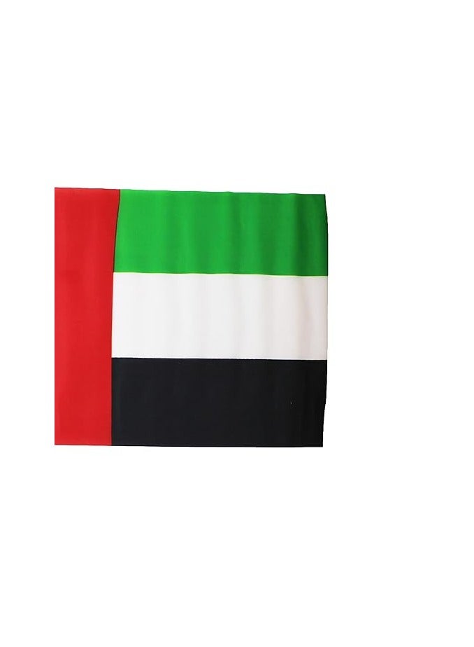 UAE Flag 20x30CM with Stick Pack of 12 Plastic Flags for National Day Celebrations Parades Events and Decorations Lightweight Durable and Easy to Wave Perfect for Indoor and Outdoor Use  - Image 2