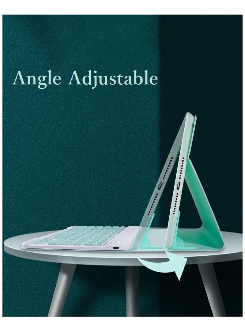 iPad Air 5th 4th Generation Keyboard Case iPad Pro 11 inch 4th 3rd Generation 2nd 1st Gen Keyboard Case with Pencil Charging Holder Detachable Bluetooth Keyboard (Black) - Image 5