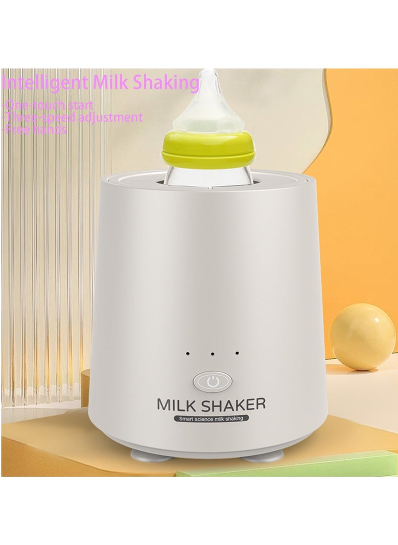unikbebe - Milk Shaker, Automatic Baby Formula Mixer, USB Charger Bottle Shaker, 3-Gear Mixing, Less Bubbles & Lumps, Anti-Colic Baby Formula Blender, One-Button Operation, Flexible Silicone Slot - Image 1