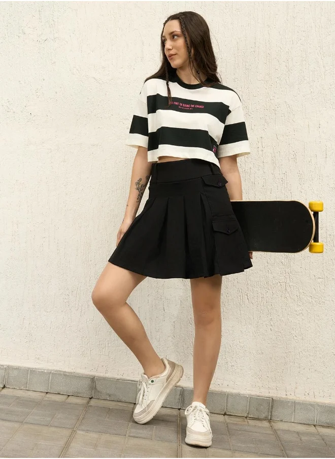 هوبرهولمي Black T-Shirt For Women