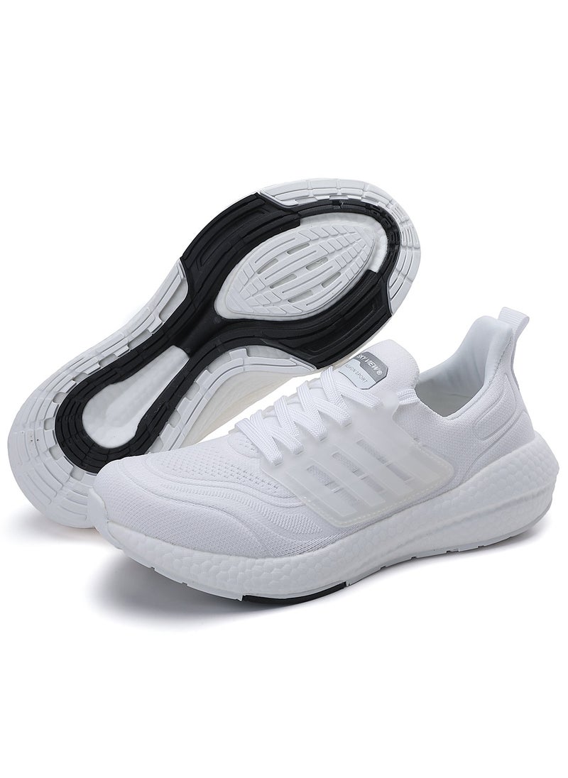 Sky View - SKYVIEW Men's Running Shoes Tennis Fashion Sneakers For Men Walking Slip On Gym Workout Athletic Breathable Jogging Sport Casual Shoes White - Image 1