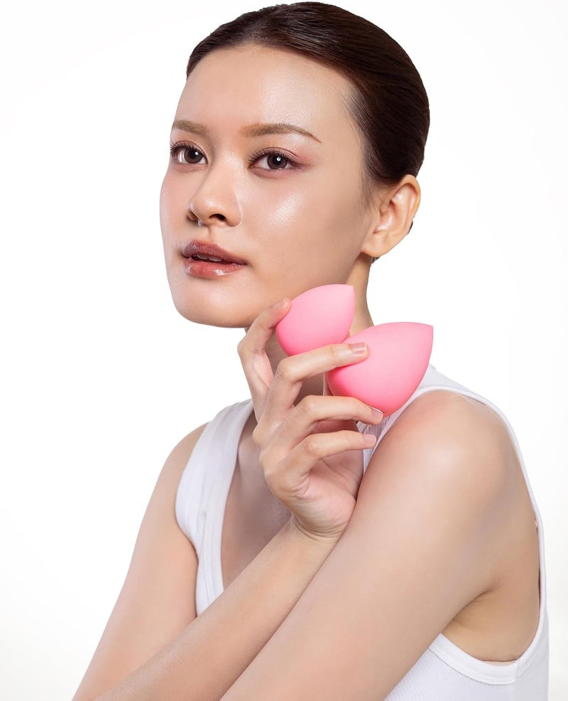 GlowHive. Beauty Makeup Blender Set - 6-Piece Latex-Free Makeup Sponge Set | Ultra-Soft, High-Definition Beauty Blenders for Foundation, Powder, Cream & Liquid | Flawless, Streak-Free Application - Image 3