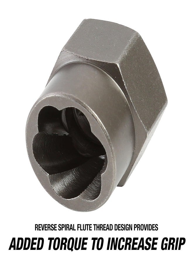 OEMTOOLS 23700 18Pc CrMo Impact Nut and Bolt Extractor Kit, Extractor Set Removes Stripped and Damaged Fasteners, 3/8” Drive Bolt Extractor Set, Impact Wrench Compatible - Image 5