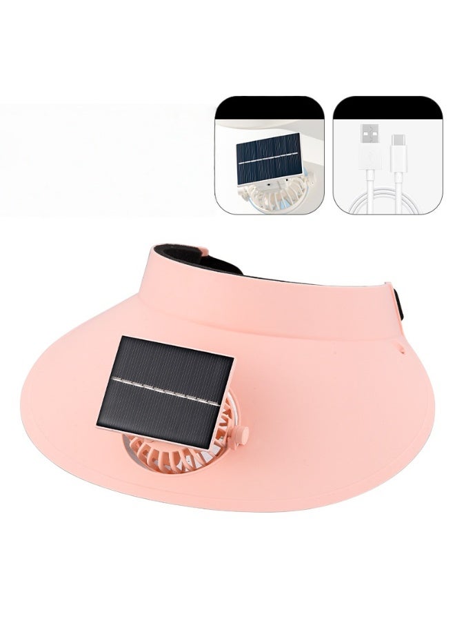 Nariele New USB Portable Sun Hat Solar Charging Fan