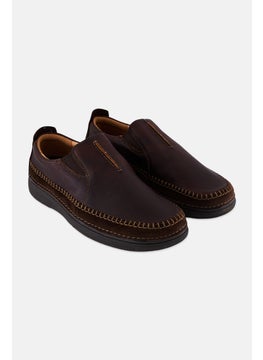 clarks Men Wide Nature 5 Walk Slip On Casual Shoes, Dark Brown  - Image 1