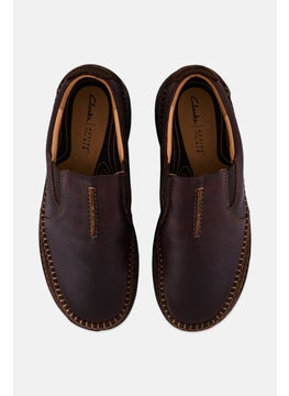 clarks Men Wide Nature 5 Walk Slip On Casual Shoes, Dark Brown  - Image 3