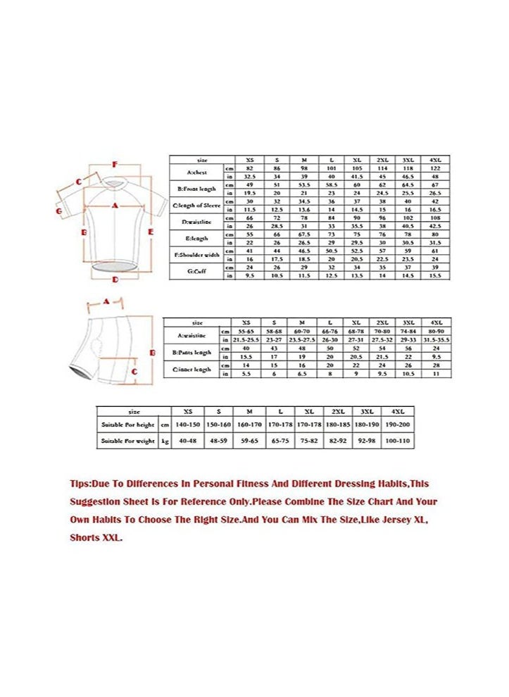 KUYING Summer Short Sleeved Cycling Suit Set  - Image 2