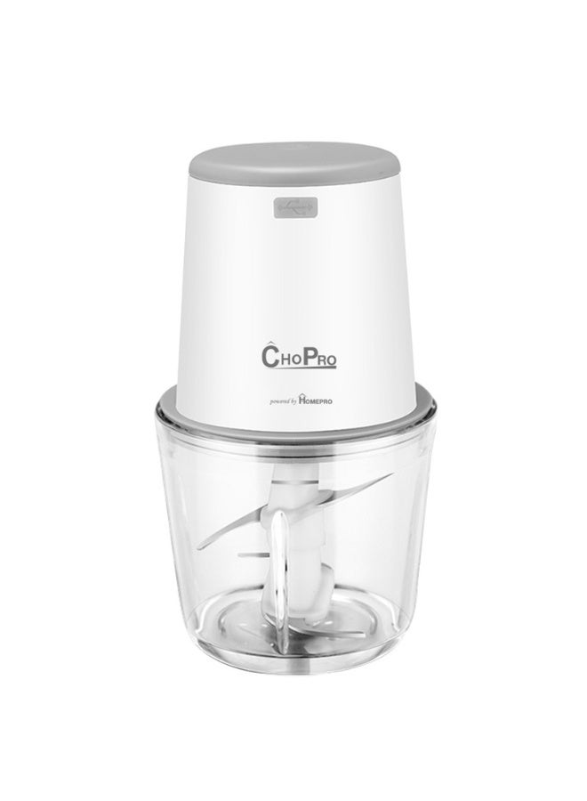 Home Pro مفرمة خضروات هوم برو، سعة 600 مل تعمل بالبطارية مع تخزين زجاجي، بألوان متنوعة - Image 1