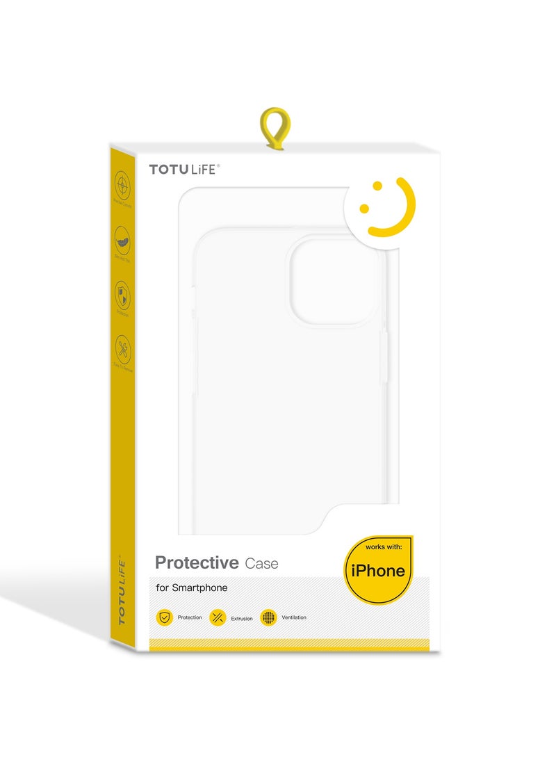 Totulife - SOFT Series Case for Apple iPhone 13 Mini- Clear - Image 1