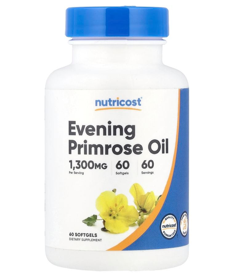 Nutricost Evening Primrose Oil 1300 mg 60 Softgels