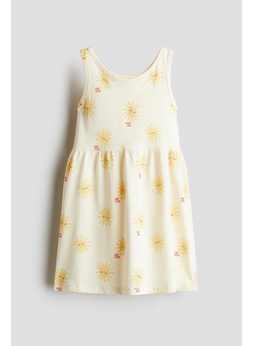 اتش اند ام Patterned Cotton Dress