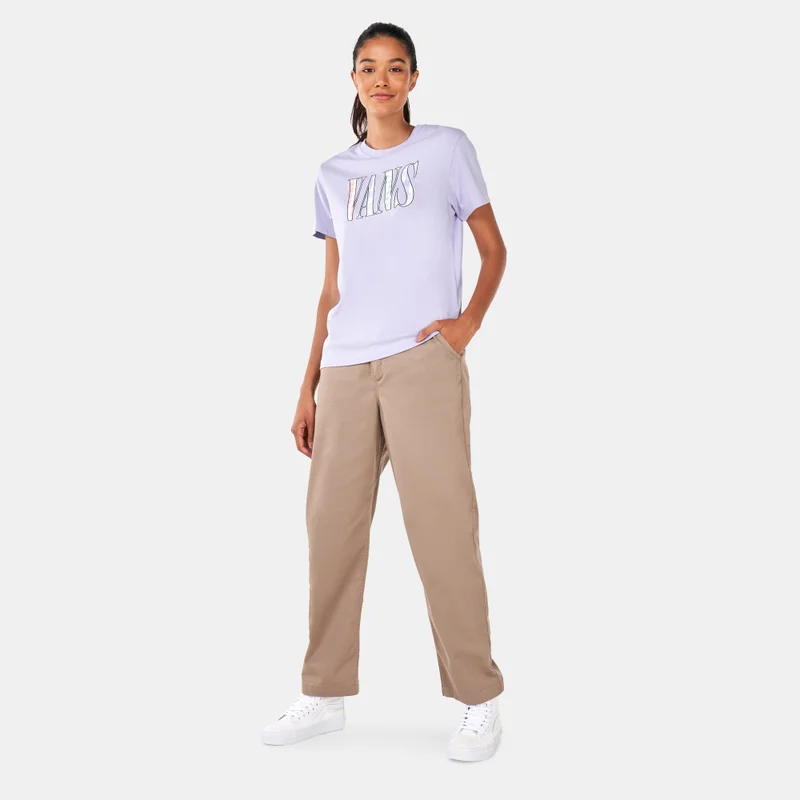VANS Women's Mixed Up Gingham Boyfriend T-Shirt