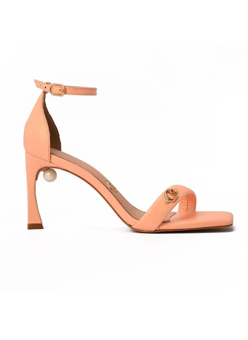 Carmen Steffens Square Peach Sandal