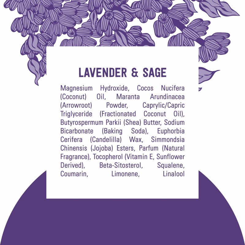 Schmidt's Aluminum-Free Vegan Deodorant Lavender & Sage with 24 Hour Odor Protection, 2 Count for Women and Men, Natural Ingredients, Cruelty-Free, 2.65 oz - Image 5