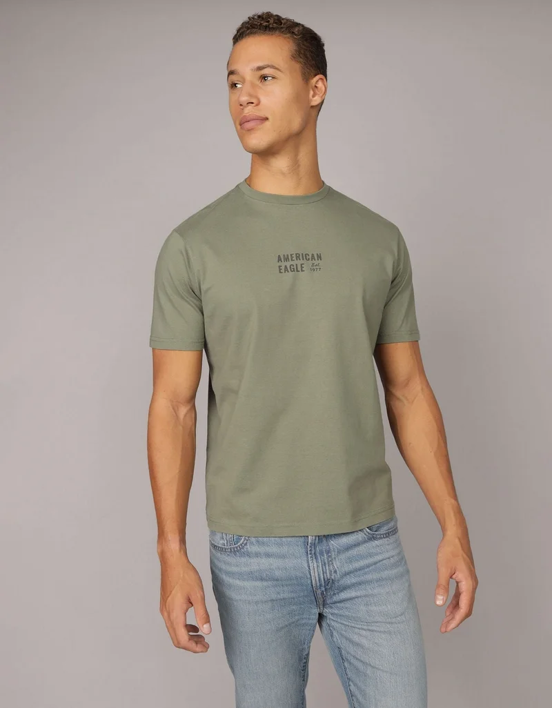 American Eagle AE Logo Graphic T-Shirt