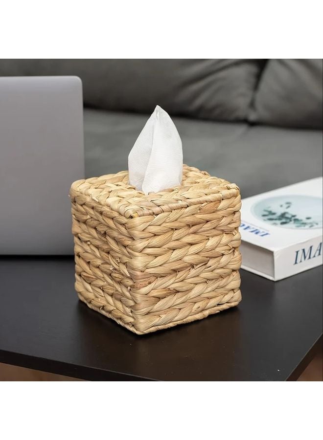 Boho Chic Square Decorative Facial Tissue Cube Box Holder 1pc For Bathroom Table Storage - Image 5
