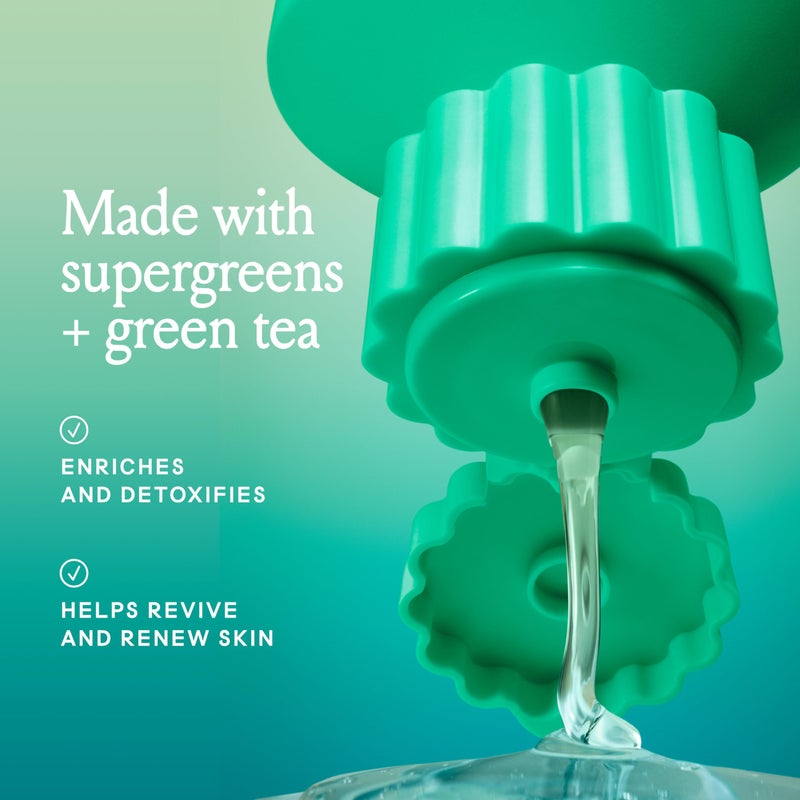 Billie Detox Purifying Womens Body Wash, 18 fl oz, Juicy Green Botanical Scent, Vegan, Cruelty Free - Image 3