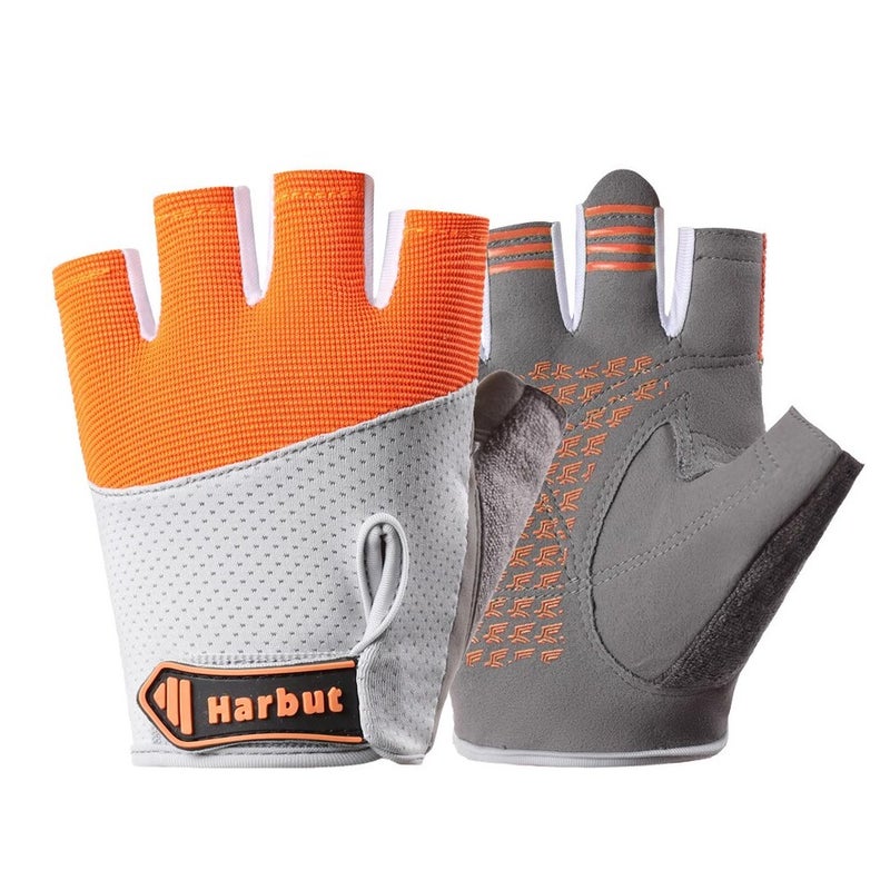 Sports Gloves With Air Cushion Anti Slip Wear Resistant Protection For Fitness Cycling And Outdoor Activities - Image 1