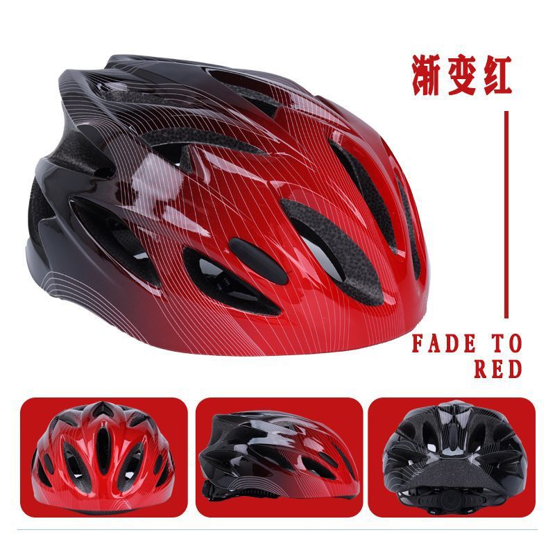 Generic Roller Skating Training Class Same Style Childrens Skating Protective Equipment Helmet Suit Roller Skating Bag Three-Layer Bag Protective Equipment Knee Pad Red gradient helmet