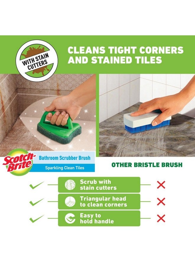 Scotch  Fibre Bathroom Scrubber And Jet Tough Brush (Multicolour)- H18-6025,Pack Of 2 Pieces - Image 5