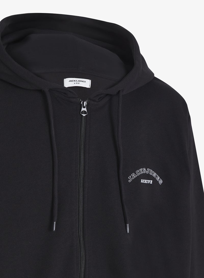 جاك اند جونز سويت شيرت بسحاب وشعار - Image 3