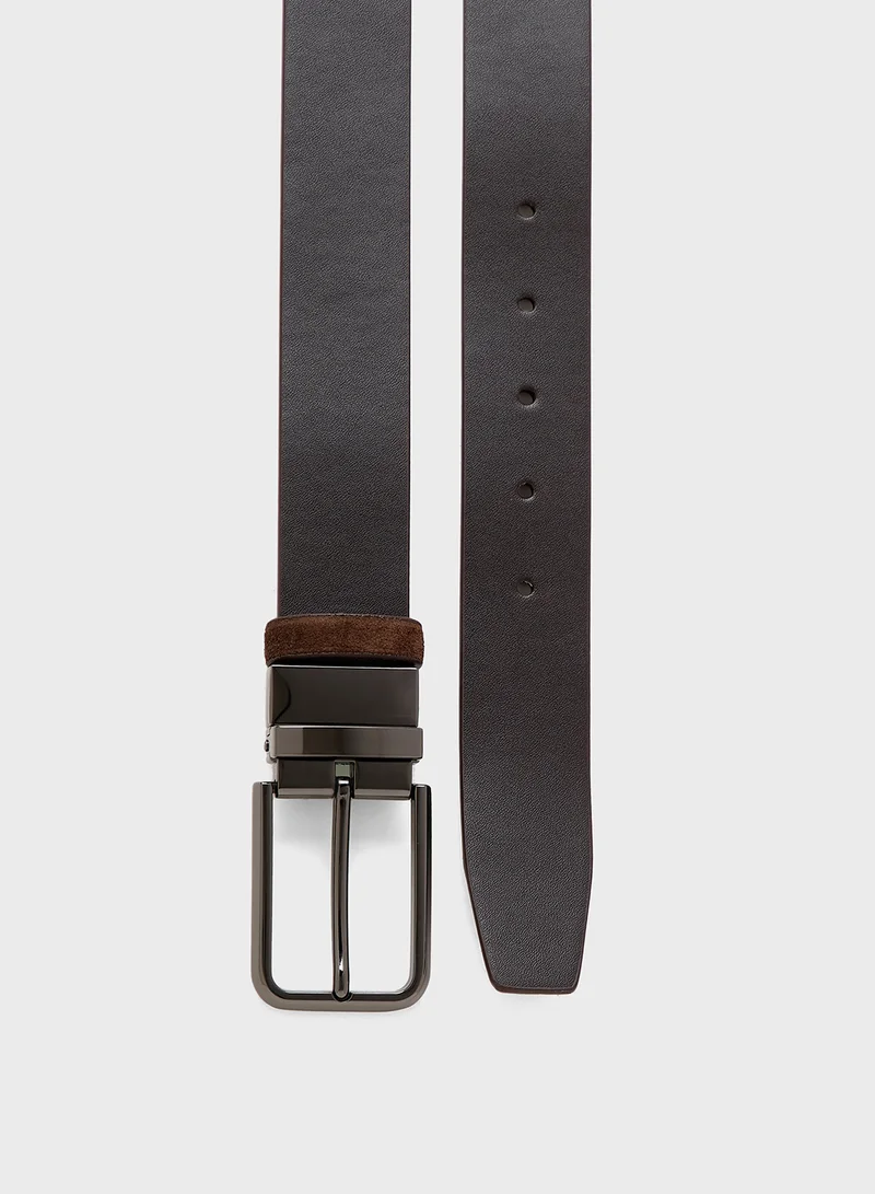 Robert Wood Smart Casual Resizable Suede Belt