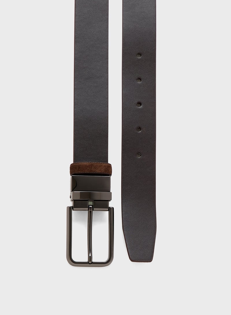 Robert Wood Smart Casual Resizable Suede Belt - Image 4