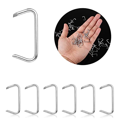 Mr. Pen- Galvanized Hog Rings, 3/4", 420 Pcs, Hog Rings Upholstery, Hog Rings for Furniture Upholstery, Auto Upholstery, Meat & Sausage Casings, Fencing, Animal Pet Cages, Shock Cords - Image 4