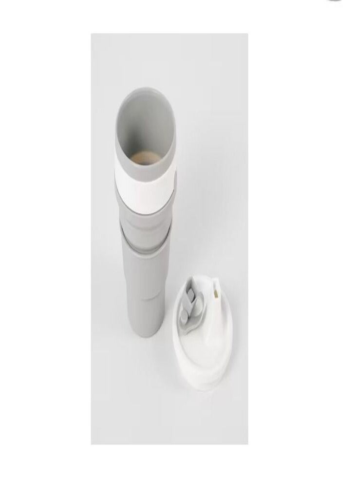 Mug, collapsible grey white 350 ml - Image 2