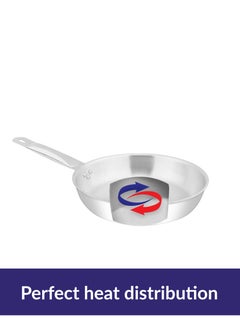 6 October Alu, Frypan With S.Steel Handle Size No.28Cm  - Image 4
