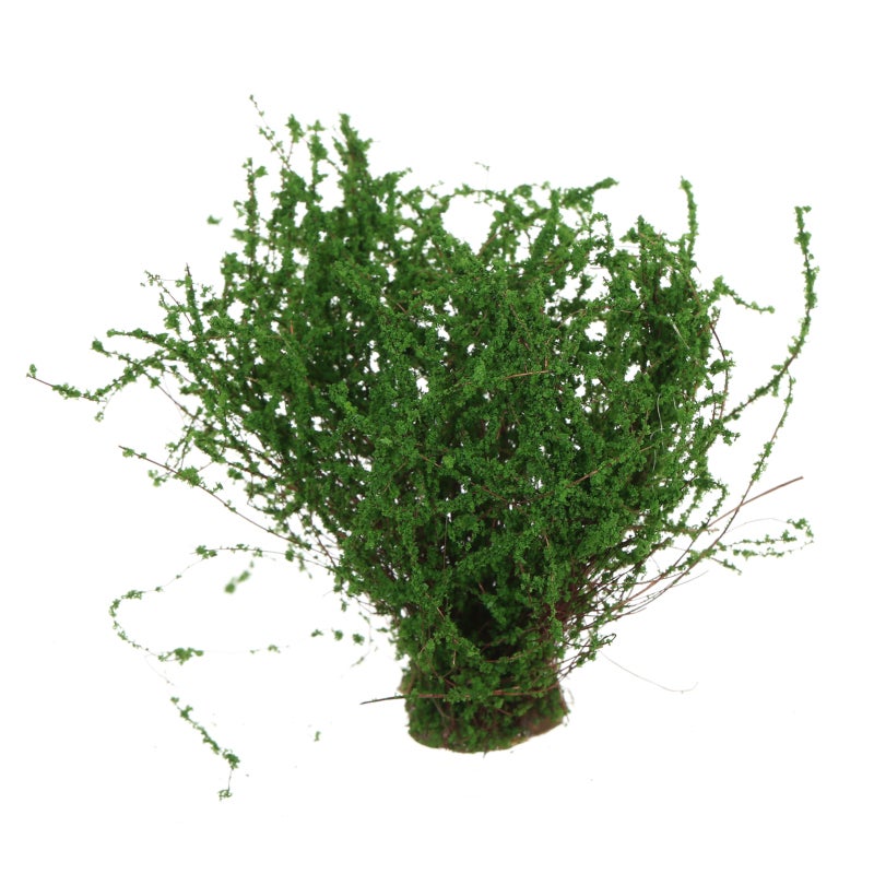 Model Trees Vibrant Green Plastic Material Realistic Detail Shrubs - Variety Of Styles for Sand Table - Micro Landscape Soldier Scene DIY Decoration for Outside Decor - Image 5