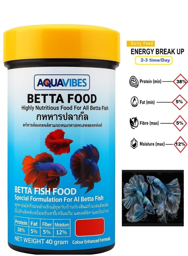 أكوافايبس بريميوم بيتا سبيشال دجاج، بيض 0.036 كجم طعام جاف لصغار الأسماك - Image 2