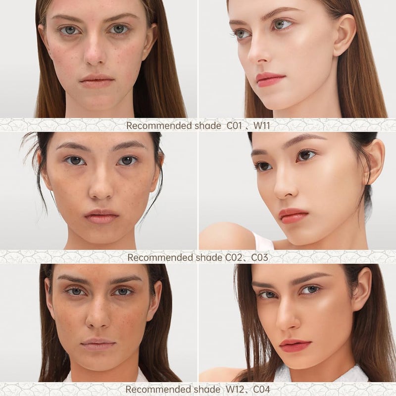 CATKIN Panda Land Full Coverage Cushion Fondation, Breathable Hydrating Nourishing Poreless Face Makeup Save for Sensitive Skin,Sheer Finish (C04 Buff) - Image 3