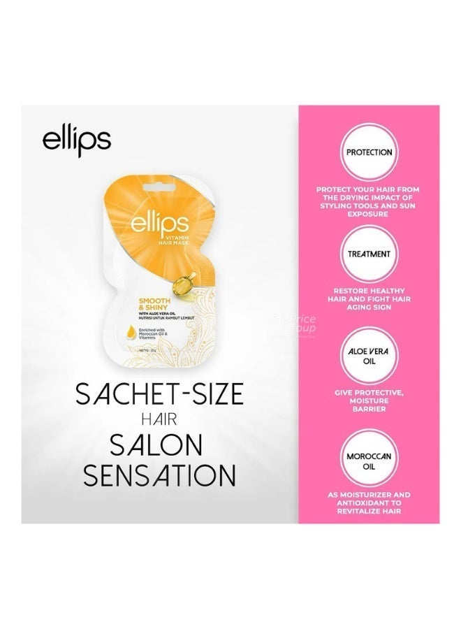 Ellips Hair Mask Smooth & Shiny 20g (Pack of 4) - Image 3