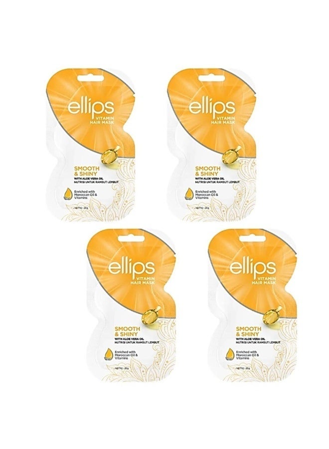 Ellips Hair Mask Smooth & Shiny 20g (Pack of 4) - Image 4
