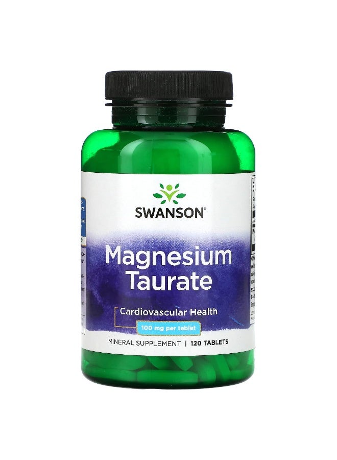 Swanson, Magnesium Taurate, 100 mg, 120 tablets