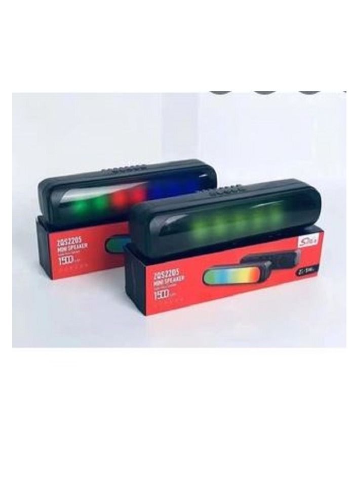 SING-E Powered Portable Table Hotel Home Theatre System Led Colorful Light Wireless Aux Fm Radio Tf Mic Bt Speaker - Image 3