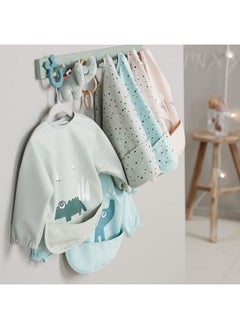 done by deer Sleeved Pocket Bib Ozzo Powder Waterproof Adjustable And Easy To Clean Sleeved Bib For Babies And Toddlers Perfect For Mealtime  - Image 4