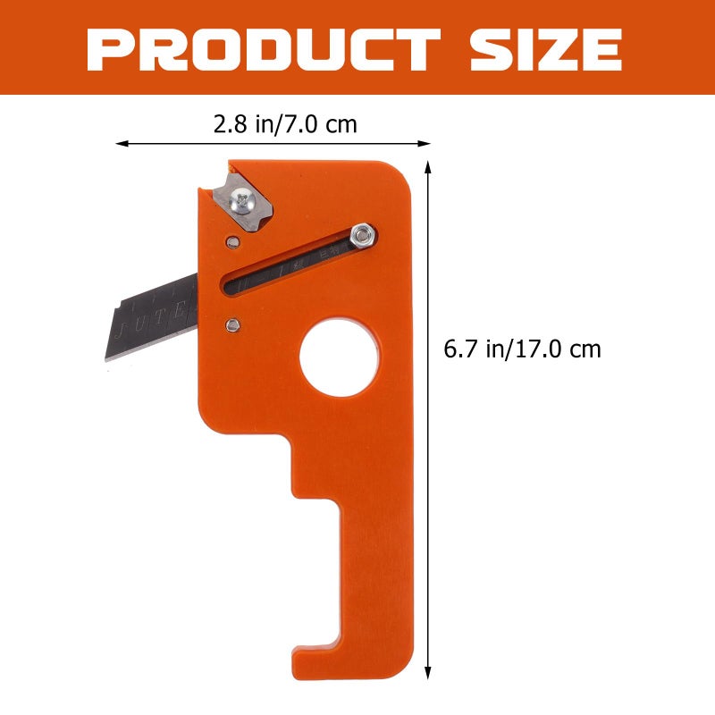 Woodworking Hand Plane with 8mm Sickle Blade for Edge Trimming Chamfering and Smoothing - Image 3