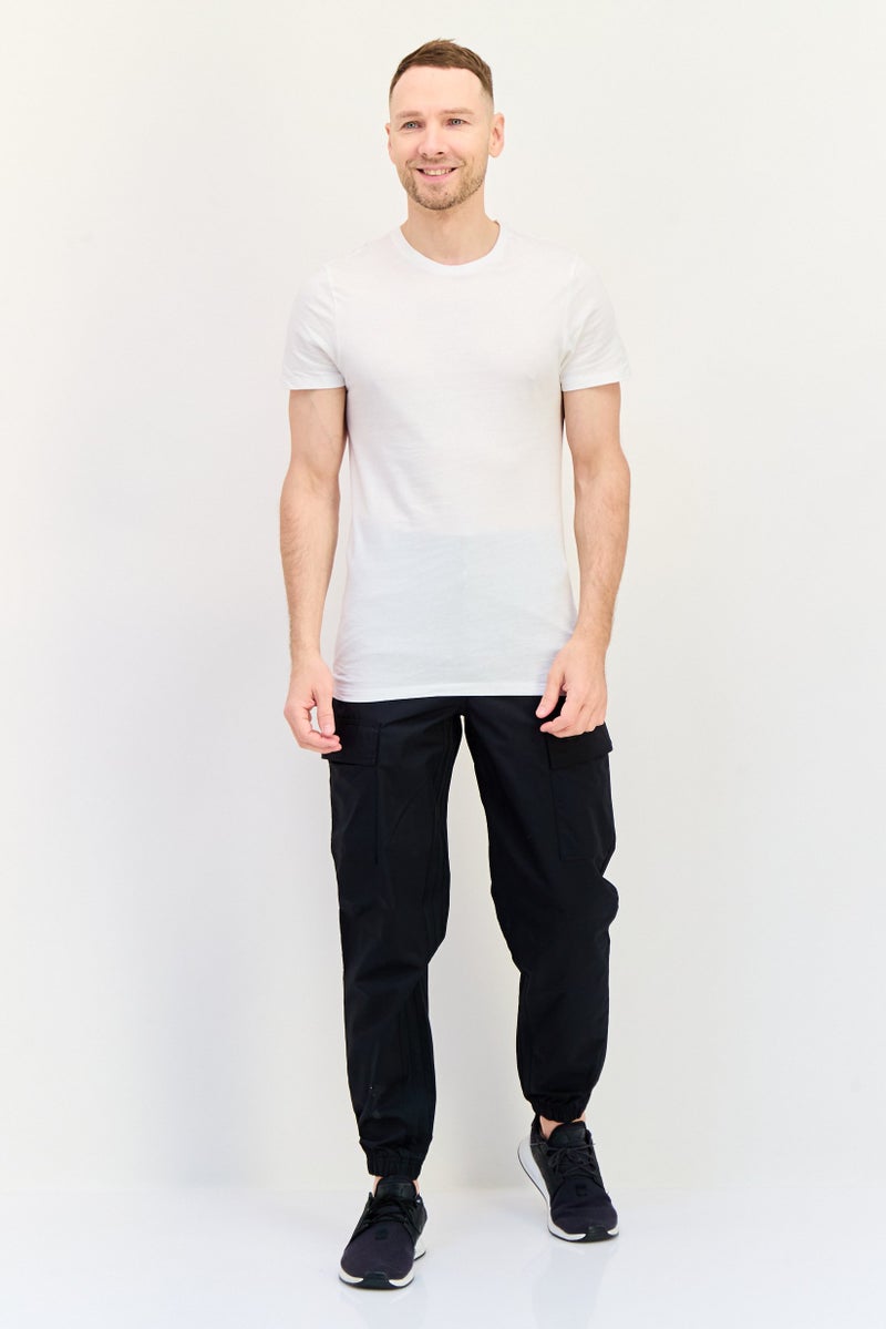 adidas Originals Men Sportswear Fit Outdoor Cargo Pants, Black - Image 2
