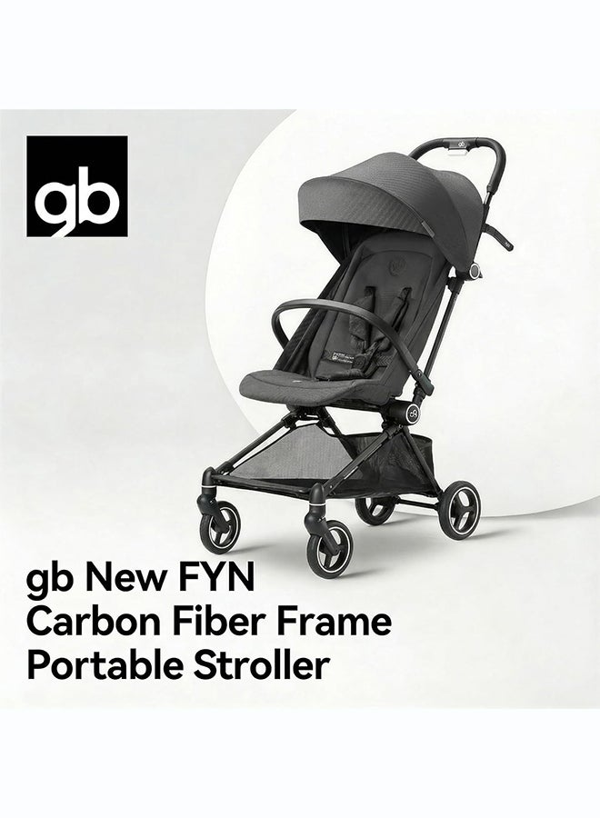 GB FYN Lightweight Baby Stroller (Only 3.9kg) for Infant and Toddler (6 Months to 3 Years), One-Hand Fold Carbon Fiber Stroller for Travel, 5-Point Safety Harness - Image 3